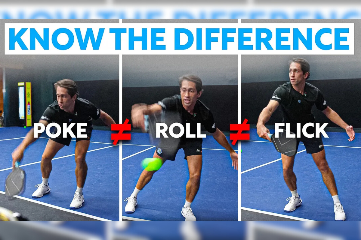 How to Hit the Perfect Backhand Roll, Poke, and Flick in Pickleball